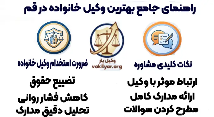 شرایط استخدام بهترین وکیل خانواده در قم